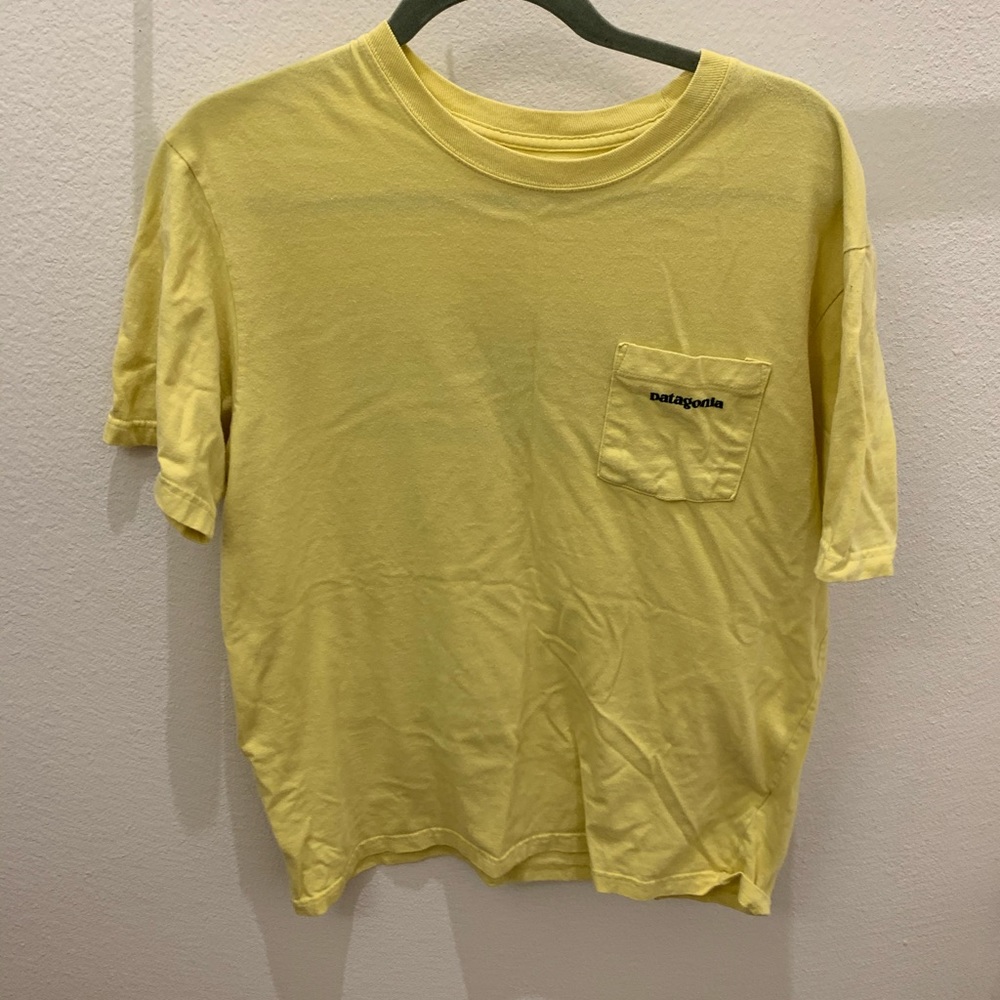 Patagonia yellow tee
